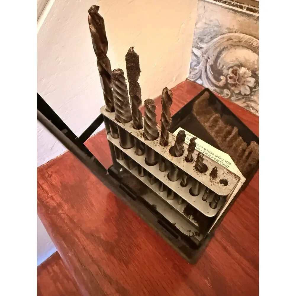 Consolidated TOLEDO Drill Index Magnum Bits & Case (see Description)